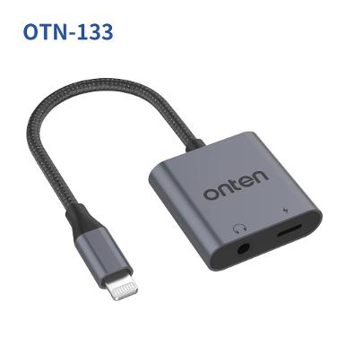 ONTEN OTN-133 2in1 l i g h t n i n g to 3.5mm and charging adapter
