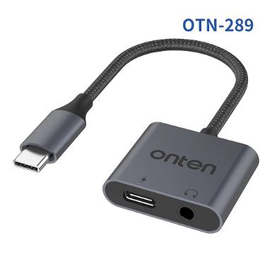 ONTEN OTN-289 2in1 type c to 3.5mm and charging adapter