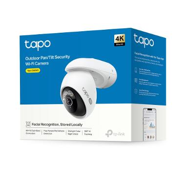 TP-LINK Tapo C560WS 4K 8MP Outdoor Pan/Tilt Security Wi-Fi Camera
