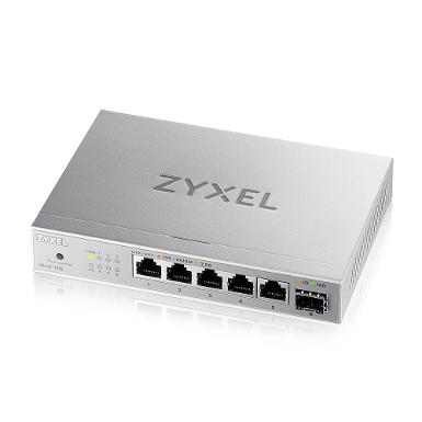 ZYXEL XMG-105 Unmanaged Multi-Gigabit Switch, 5-port 100M/1G/2.5G + 1-port 10G SFP+