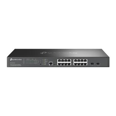 TP-LINK SG3218XP-M2 Omada 16-Port 2.5G and 2-Port 10GE SFP+ L2+ Managed Switch with 8-Port PoE+